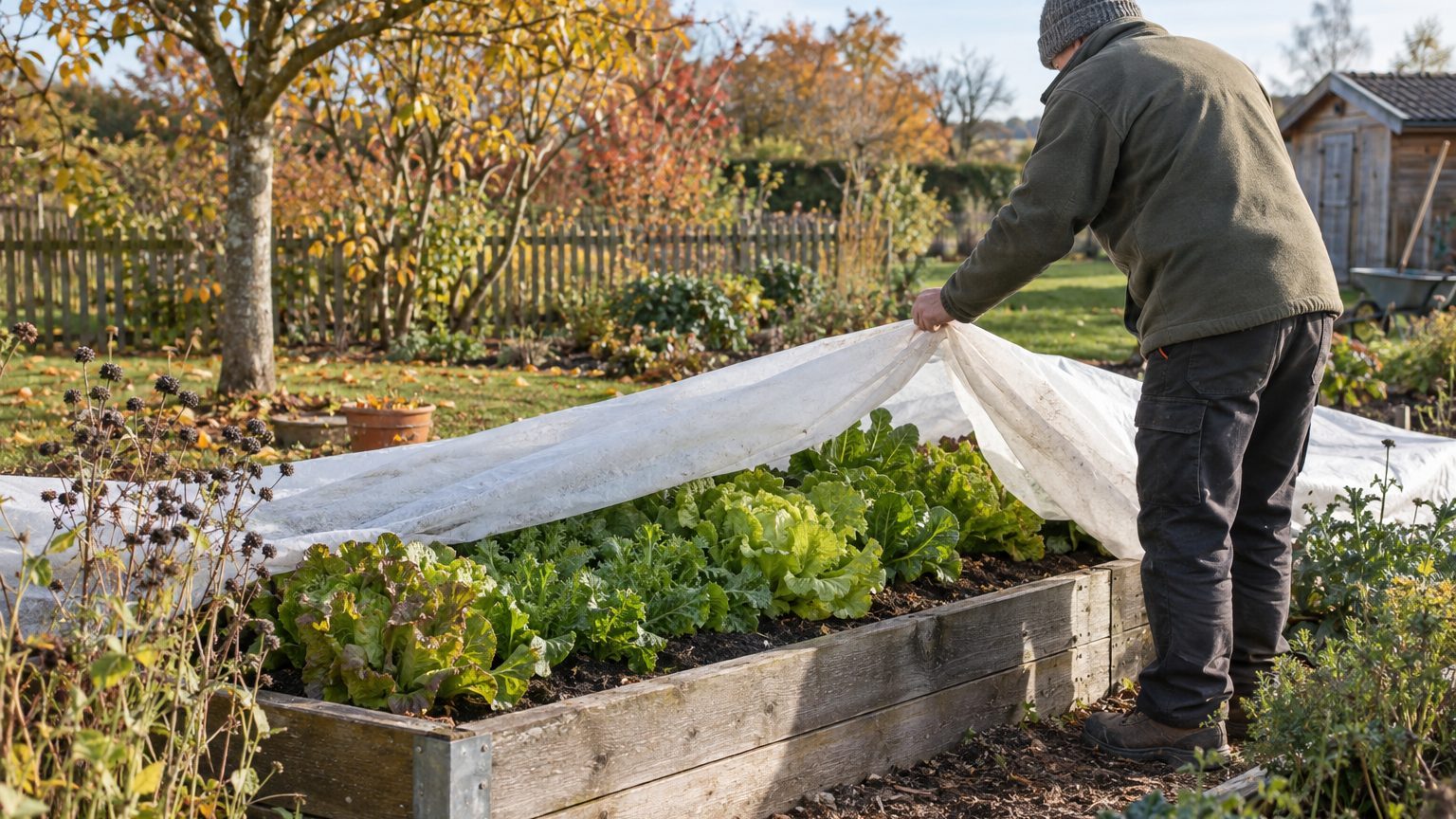 Semer la laitue d'hiver : dates, variétés et protection