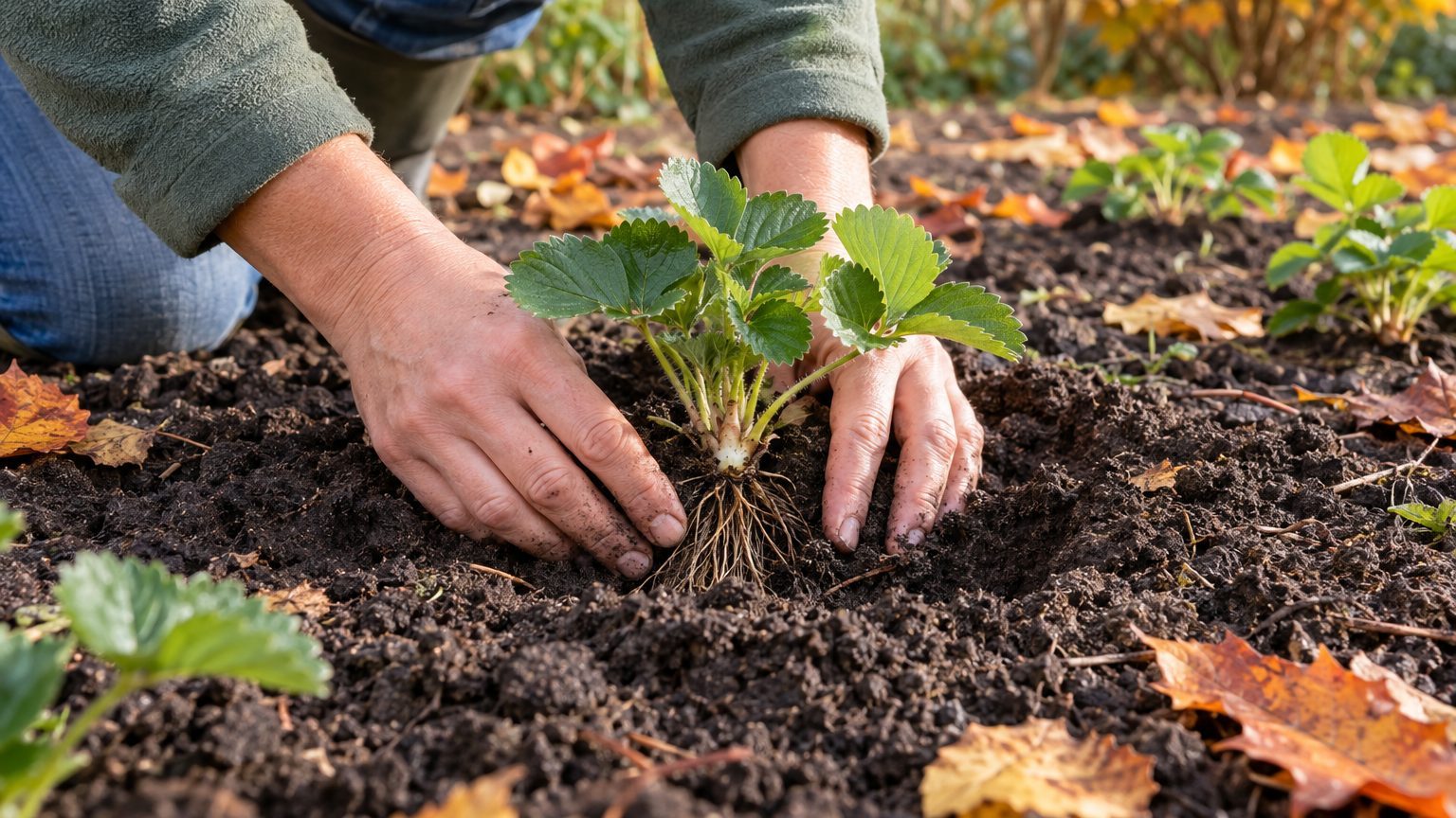 Si vos fraisiers plantés à l'automne ne relancent aucune feuille au printemps, ce n'est pas le froid : c'est le geste que ...