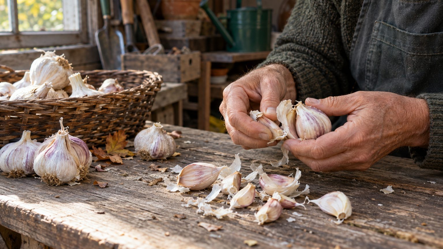 Si vos têtes d'ail sortent petites à l'arrachage, ce n'est pas la terre : c'est le tri que vous n'avez pas fait en octobre