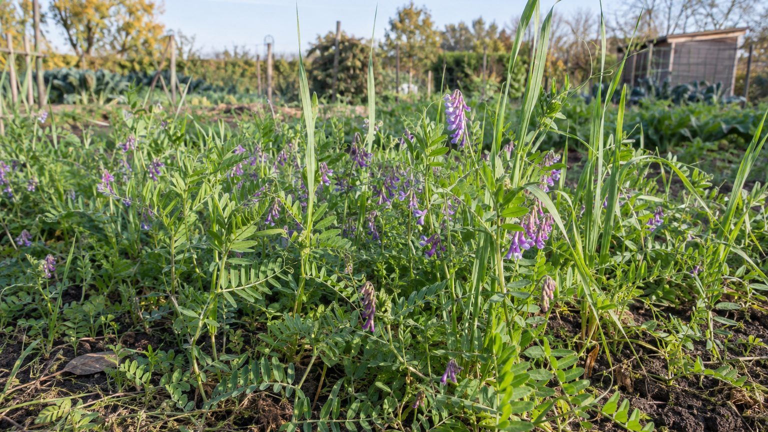 Vesce d'hiver : engrais vert gratuit pour le potager